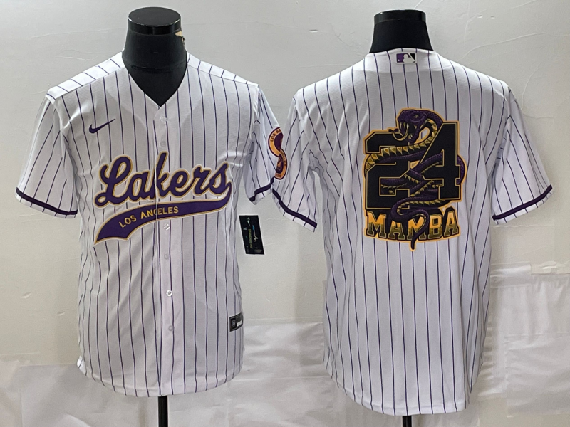 Men Los Angeles Lakers 24 Bryant white 2024 NBA Jersey2024112002